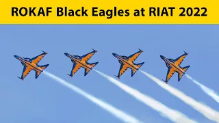 RIAT 2022 highlights 4K, Part 3 - Black Eagles