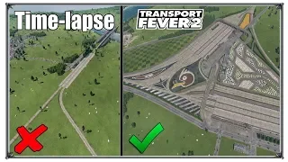 Time lapse building | Transport Fever 2 Перестройка станции Иваново (жд игры)