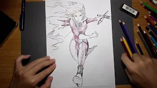 How to Draw Butterfly of AOV cute & easy (step be step) time lapse