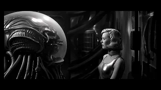 An Alien film directed by Fritz Lang via Midjourney