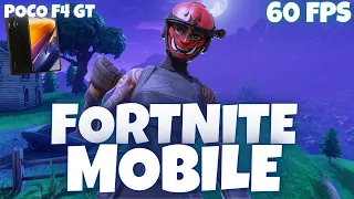 📱POCO F4 GT: Fortnite Mobile - Smoothest Experience Ever!😎 [60 FPS]