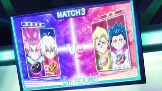 Shu & Lane Vs Valt & Rantaro | Beyblade Burst Sparking/Superking Episode 48