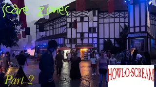 Returning to Busch Gardens Williamsburg Howl o Scream 2022 (Scare Zones Walkthrough) September 25th