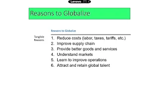 Global Operations Strategy Lecture 1