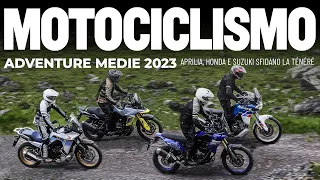 COMPARATIVA ADVENTURE medio-piccole 2023: Aprilia, Honda, Suzuki e Yamaha si sfidano IN CARNIA