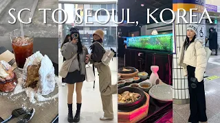 SG TO SEOUL KOREA: a day in myeongdong, shopping at hongdae & hannamdong area, cafes in seoul [VLOG]