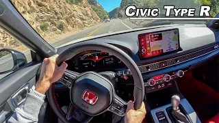 Driving the 2023 Honda Civic Type R to the Best Car Meet in America - (POV Binaural Audio)