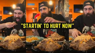 Beard Meats Food Attempts to Eat 7lbs Pork Sandwich in 45 Minutes: Epic Food Challenge