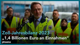 Vorstellung der Zoll-Jahresbilanz 2023 mit Christian Lindner und Colette Hercher | 03.05.2024