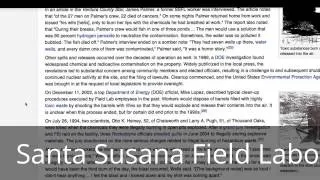 Santa Susana Field Laboratory Meltdowns 1960s in Southern California