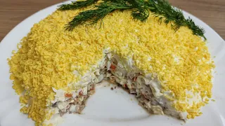 🍲 Тает во рту 🍲 САЛАТ МИМОЗА КЛАССИЧЕСКИЙ 🍲 Рецепт без картофеля 🍲 Рецепты Анны