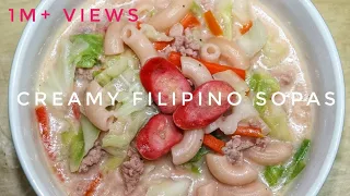 HOW TO COOK CREAMY FILIPINO SOPAS | Kat's Empire |