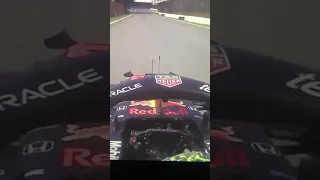 Turn 4 incident onboard camera view from Max  Verstappen cockpit - Brazil 2021