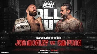 AEW World Championship: Jon Moxley vs CM Punk | AEW All Out, LIVE Tonight on PPV