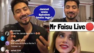 Mr Faisu live🔴talking about Jannat & Big Suprise coming Soon