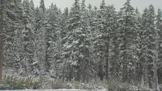 First snow on Mount Hood comes in September