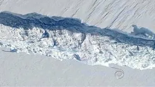 CBS Evening News - Glacier making NYC sized iceberg