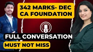 CA Foundation Results Dec 2023 | Topper's Strategy | CA Foundation Classes | Agrika Khatri | ICAI