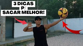 3 Dicas para sacar melhor! Manchetão dicas. #volei #voleibol #voleidepraia