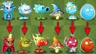 PvZ 2 Discovery - Similar Shape Plants But Different Attributes in Plants Vs Zombies 2