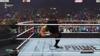 KOTR Qualifier - Bron Breakker vs Omos - WWE 2K24