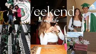 VLOG: Weekend in my life! Brother & Sisters graduations (12th/8th)