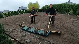 Zakładamy trawnik cz. 5 / prace ziemne i montaż siatki przeciw kretom