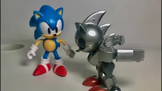 SONIC VS. MECHA SONIC (Stop-Motion)