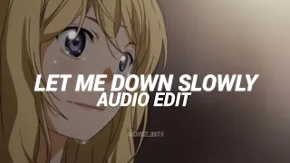 let me down slowly - alec benjamin ft. alessia cara [ edit audio ]