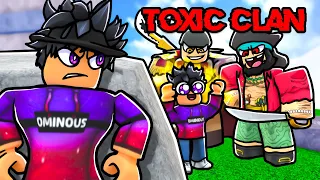 My Little Brother Joined A TOXIC ONLY CLAN... (Roblox Blox Fruits)