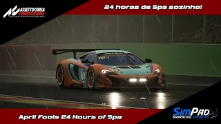 24 horas de Spa sozinho! - April Fools 24 Hours of Spa - Assetto Corsa Competizione