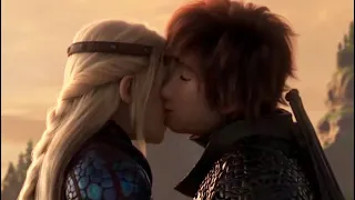 ULTRA HD How To Train Your Dragon: The Hidden World Hiccstrid Kiss scene