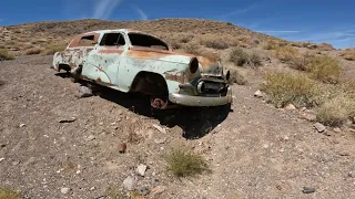 Finding 6 classic vehicles in Death Valley California.