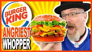 Burger King ANGRIEST WHOPPER!!! Review plus Drive Thru Experience