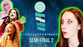 LET'S REACT TO SÖNGVAKEPPNIN SEMI-FINAL 2 FINALISTS // ICELAND EUROVISION 2024 - HERA,BASHAR & SIGGA