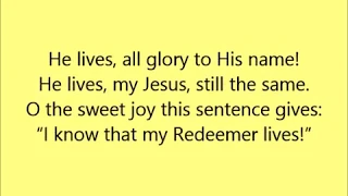 I Know That My Redeemer Lives with lyrics (Duke Street)