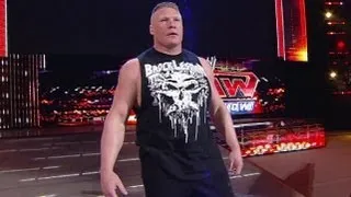 WWE The Shield Attacks Brock Lesnar