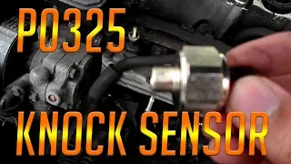 How to P0325 Knock sensor replacement Honda DIY