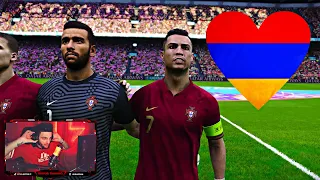 Ռոնալդուն ընդդեմ Հայերի 😜🇦🇲Portugalia vs Armenia ⁉️PES 2021