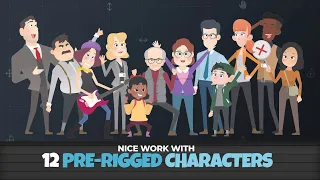 Character Animation Rigging - After Effects Template