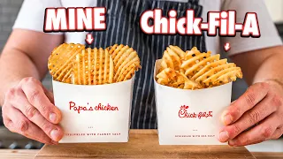 Making Chick-Fil-A Waffle Fries At Home | But Better