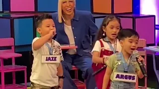 Mga batang cute po Kulot,argus,jaze.ganito sila pag comercial break pinapasaya ang madlang people😂🤣