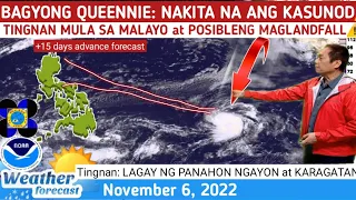 BAGYONG QUEENNIE: PALAPIT NA ANG KASUNOD⚠️TINGNAN⚠️ WEATHER UPDATE TODAY NOVEMBER 6, 2022