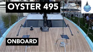 Oyster 495 - First onboard