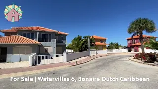 Watervillas 6 For Sale on Bonaire Dutch Caribbean