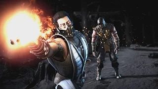 Mortal Kombat X - Sub-Zero/Scorpion Mesh Swap Intro, X Ray, Victory Pose, Fatalities, Brutality