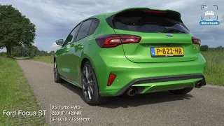 Yaris GR vs Focus ST 2023 vs Hyundai i30N sound and acceleration!!