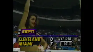 1993 Season - Week 11: Cleveland Thunderbolts at Miami Hooters (July 24, 1993)