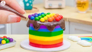 Wonderful Rainbow Chocolate Cake🌈1000+ Miniature Rainbow Cake Recipe🌞Best Of Rainbow Cake Ideas