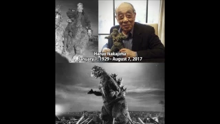 RIP Godzilla Suit Actor Haruo Nakajima January 1, 1929 - August 7, 2017 (Godzilla 1954 Theme)